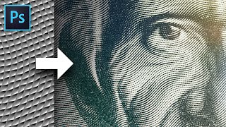 This Magic Texture Creates an Engraved Money Effect in Photoshop [upl. by Mariellen]