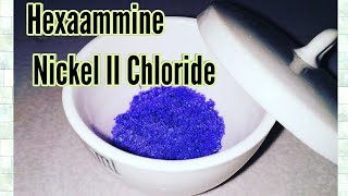 Hexaammine Nickel II Chloride  Preparation [upl. by Varick]