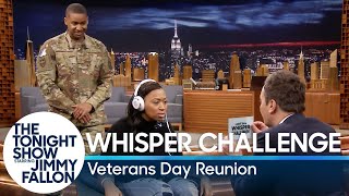 Whisper Challenge Veterans Day Reunion Surprise [upl. by Ahsineb]