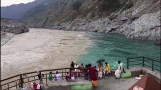 Devprayag  Sangam of Alaknanda amp Bhagirathi River [upl. by Ttenaj]