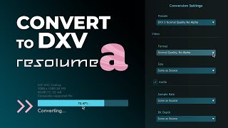 How to Convert to DXV  DXV3 Codec  Resolume Alley Free [upl. by Havens269]