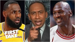 I would want Michael Jordan every day over LeBron  Stephen A on the NBA GOAT debate  First Take [upl. by Kistner]