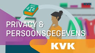 AVG Privacy amp Persoonsgegevens  KVK [upl. by Scott]