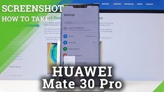 Screenshot HUAWEI Mate 30 Pro  Capture Screen Tutorial [upl. by Nirehtak]