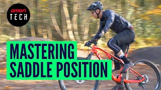 Everything You Need To Know About MTB Saddle Position  GMBN Guide To Bike Setup [upl. by Adnahc]