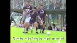 Baggio torna a Firenze con la maglia della Juve [upl. by Faso]