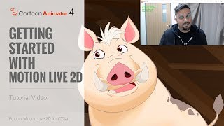 Cartoon Animator 4 Facial Mocap Tutorial  Getting Started with Motion LIVE 2D Face Mocap [upl. by Souza40]