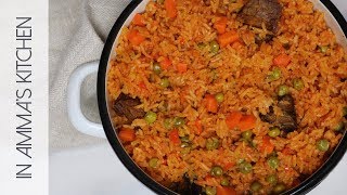 How To Make Ghanaian Jollof Rice [upl. by Aicelav]