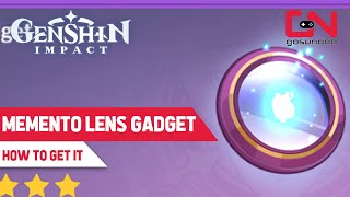 How to Get Memento Lens Genshin Impact Inazuma Gadget [upl. by Karas]