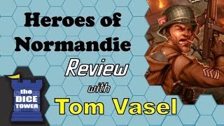 Heroes of Normandie Review  with Tom Vasel [upl. by Eggleston]