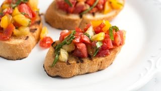 Perfect Tomato Bruschetta Recipe [upl. by Feirahs468]