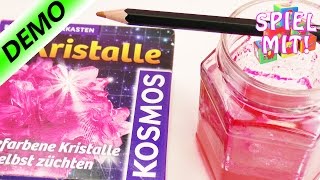 Kosmos Experimentierkasten Pinke Kristalle Züchten Demo 5  Deutsch [upl. by Gregor]