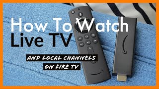 How to Watch Live TV and Local Channels on Fire Stick amp Fire TV Cube [upl. by Derfniw]