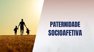 Paternidade socioafetiva [upl. by Nezah341]