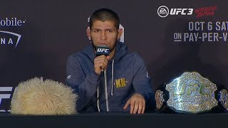 UFC 229 Postfight Press Conference [upl. by Eixor]