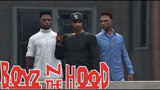 Boyz n the Hood  Ricky Gets Shot GTA 5 VERSION [upl. by Ardnuaek]