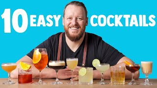 10 Cocktails Every Beginner Can Make [upl. by Sral746]