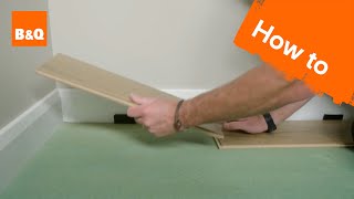 How to lay laminate flooring [upl. by Bartholomeus]