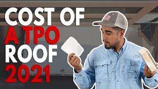 2021 Cost Of A TPO Roof  Single Ply Membrane [upl. by Bertram240]