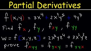 Partial Derivatives  Multivariable Calculus [upl. by Rye]