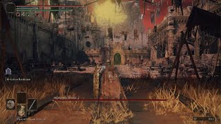 ELDEN RING Redmane Castle Misbegotten Warrior Crucible Knight Boss Fight [upl. by Arrahs205]