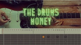 The Drums  Money  Guitar Tutorial  Tabs  Chords  Solo [upl. by Atteugram]