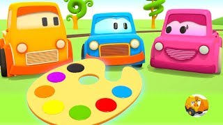 Videos educativos infantil  Coches inteligentes aprenden los colores [upl. by Nylirad]