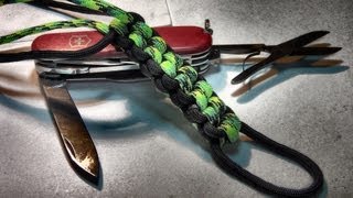 Paracord Square Lanyard Tutorial [upl. by Gut267]