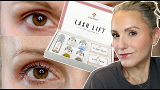 HOW TO DO A LASH LIFT SAFELY AT HOME  ICONSIGN LASH LIFT DEMO [upl. by Arim]