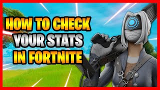 How To Check Your Stats In Fortnite Battle Royale PS4 Xbox One PC Mobile Nintendo Switch [upl. by Ydnirb]