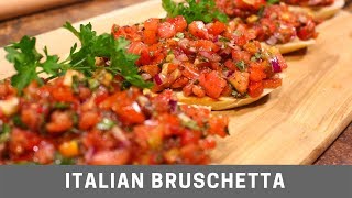 Italian Bruschetta Easy Recipe [upl. by Leeland]