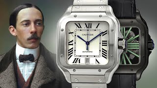 The Worlds First Wristwatch How The Cartier Santos Made History [upl. by Pressman]