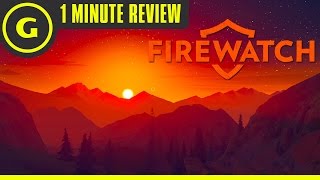 Firewatch  1 Minute Review [upl. by Eislel]