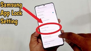 Samsung S20A50sA30sM31 App Lock Setting  Use Secure Folder Lock [upl. by Maryjane]