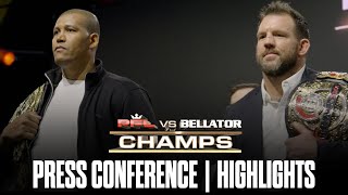 PFL vs Bellator Champs Press Conference Highlights [upl. by Philis19]