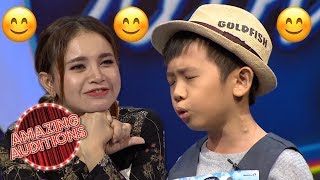 CUTEST Ever Idols Contestant STUNS Judges With Bruno Mars Cover  Amazing Auditions [upl. by Iohk]