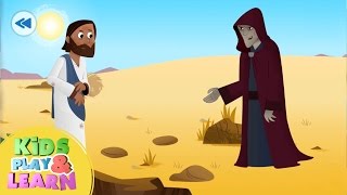 Jesus Is Tempted  Bible For Kids [upl. by Linneman6]