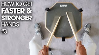 THE SECRET TO FASTER HANDS  Beginner Drum Lesson 3 [upl. by Velma207]