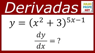 DERIVACIÓN LOGARÍTMICA  Ejercicio 1 [upl. by Hirschfeld103]