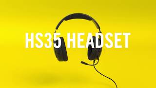 CORSAIR HS35 Stereo Gaming Headset  Make Audio Your Ally [upl. by Jennifer]