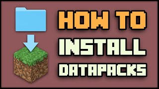 How to INSTALL DATAPACKS in Minecraft 114115116 Tutorial [upl. by Griffie439]