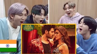 BTS reaction to bollywood songsCoca cola Korean reaction to bollywood songsBTS IndiaTony kakar [upl. by Anaeda]