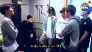 BANGTAN BOMB Recording I NEED U chorus in BTS choir  BTS 방탄소년단 [upl. by Adnalue]