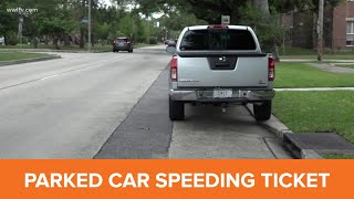 Traffic camera gives parked car speeding ticket [upl. by Eizle539]