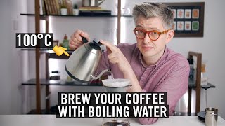 Brew your coffee with boiling water  coffee brewing temperatures explained [upl. by Petie]