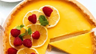 Lemon Tart French Tarte au Citron [upl. by Notsahc]