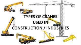 Types of Cranes 01 Introduction to basic info with photos Good to know Crane Cranes [upl. by Ander]