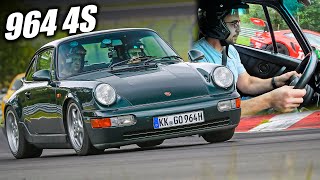 Freshly Rebuilt Porsche 964 C4 Tastes the Nürburgring [upl. by Johna612]