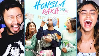 HONSLA RAKH  Diljit Dosanjh  Sonam Bajwa  Shehnaaz Gill  Shinda Grewal  Trailer Reaction [upl. by Marge]