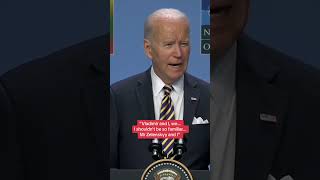 Biden appears to call Zelenskyy Vladimir [upl. by Zanahs]